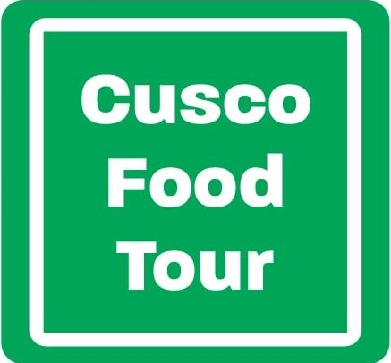 Cusco Food Tour logo in green colors representing authentic local food experiences, Peruvian gastronomy, and cultural walking tours in Cusco, Peru.